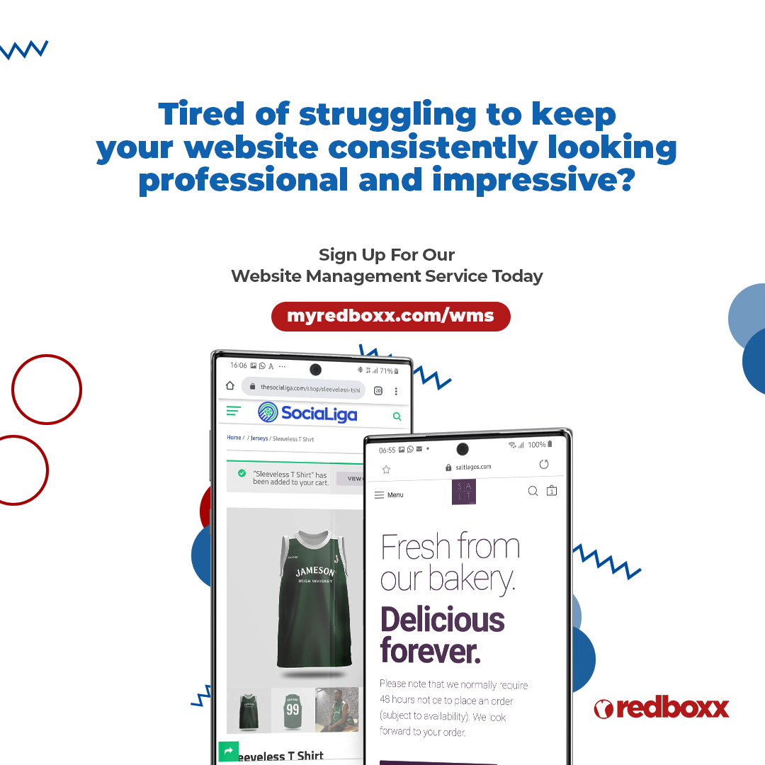 RedBoxx Website Management Service