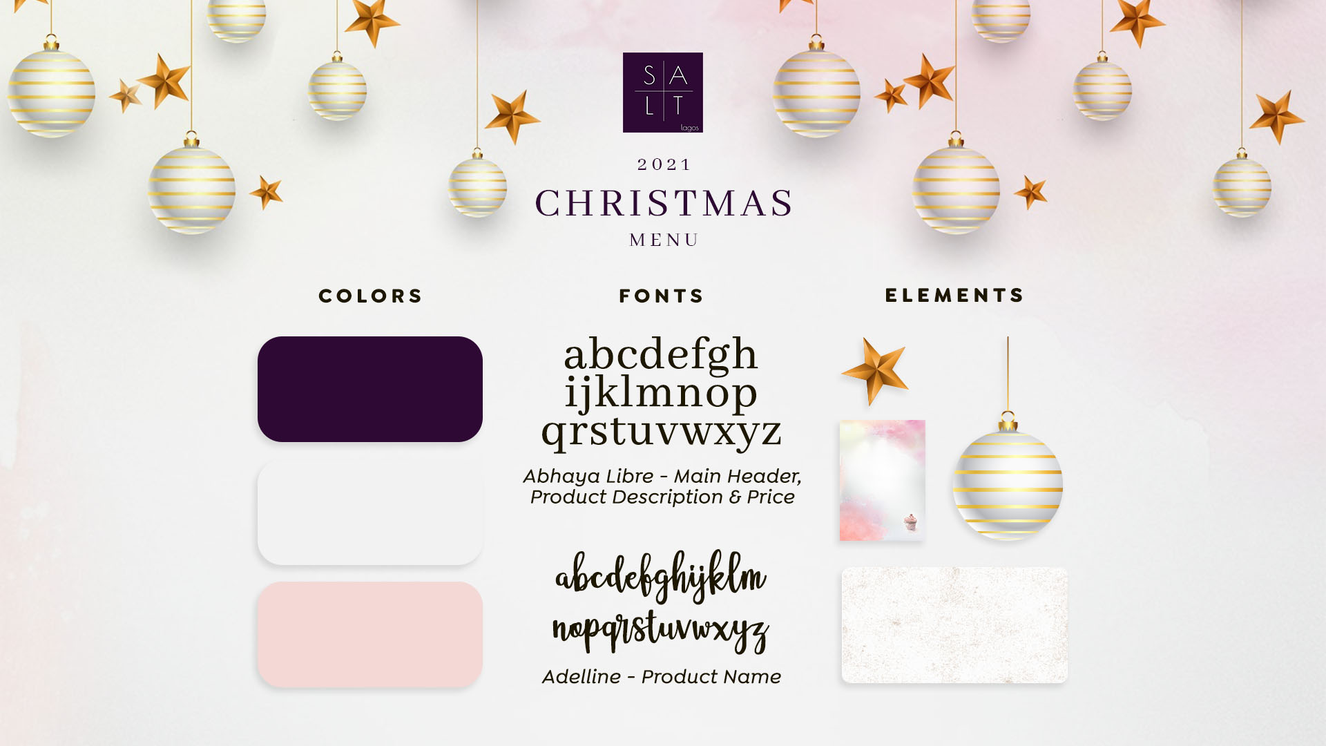 Salt Lagos Christmas Campaign Brand Identity